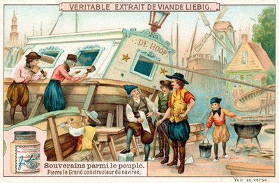 Nagy Péter hajóépítőként dolgozik Hollandiában (chromolitho) alkotó: European School
