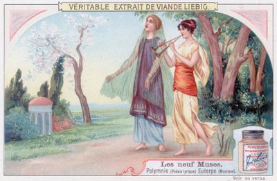 Polyhymnia (lírai költészet) és Euterpe (zene) alkotó: European School