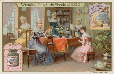 Porcelánfestés alkotó: European School