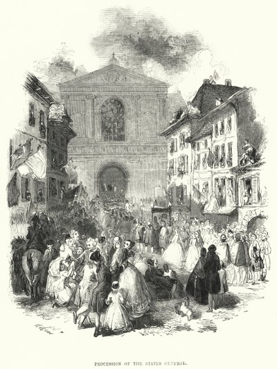 Az államok tábornoki körmenete (metszet) alkotó: European School
