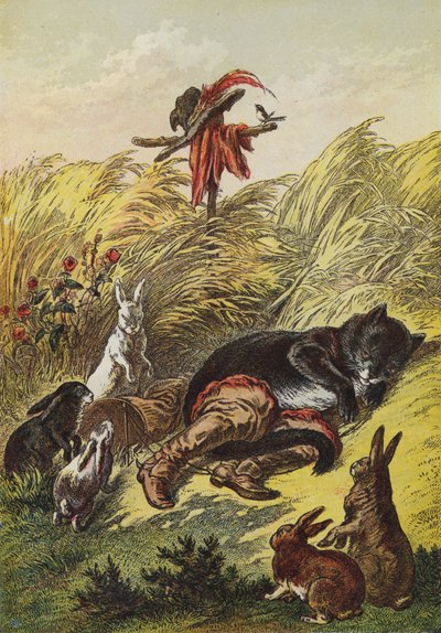 Puss In Boots (színes litho) alkotó: European School