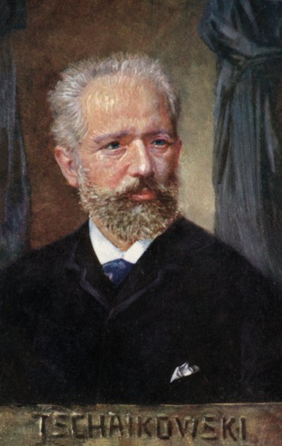 Pjotr Iljics Csajkovszkij, orosz zeneszerző (színes litográfia) alkotó: European School