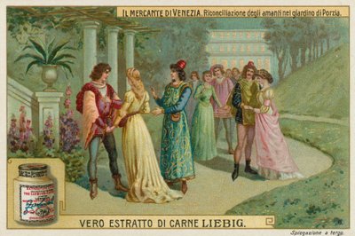 A szerelmesek találkozója a Portias Gardensben alkotó: European School