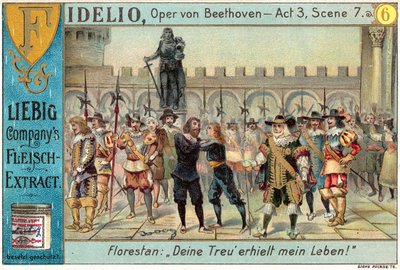 Jelenet Beethoven Fidelio című operájából (chromolitho) alkotó: European School