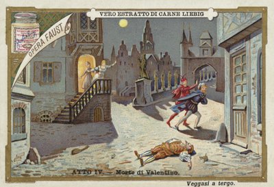 Jelenet a Faustból, Charles Gounod operájából alkotó: European School