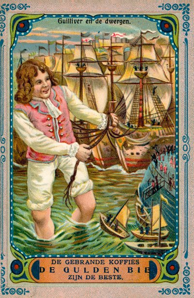 Jelenet a Gulliver utazásaiból (chromolitho) alkotó: European School