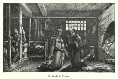 St Louis a börtönben (metszet) alkotó: European School