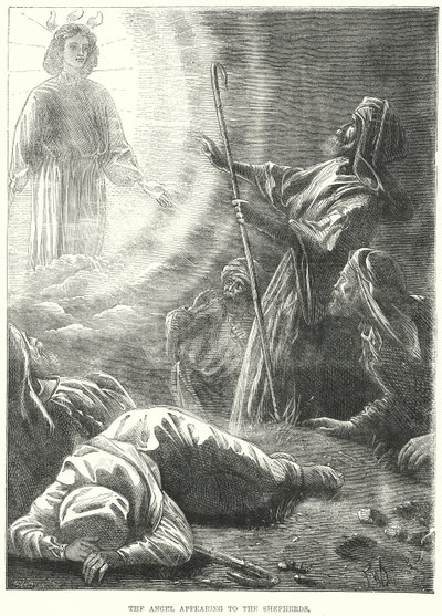 A pásztoroknak megjelenő angyal (metszet) alkotó: European School