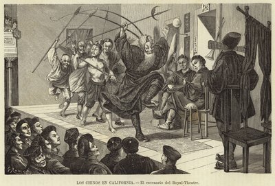 A kínaiak Kaliforniában – A Theatre Royal színpada alkotó: European School