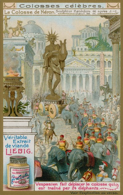 Nero kolosszusa, Zenodore szobrász, i.sz. 66 alkotó: European School