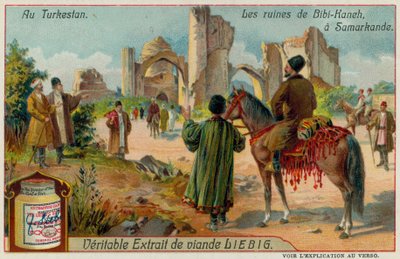 A Bibi-Khanym mecset romjai Szamarkandban, Üzbegisztánban alkotó: European School