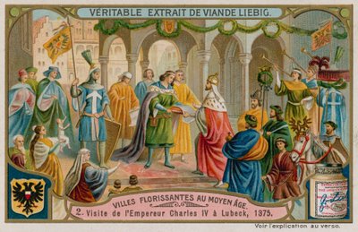 IV. Károly császár Lübeckben tett látogatása 1375-ben alkotó: European School