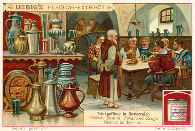 Látogatás egy ausztriai kolostorban (chromolitho) alkotó: European School