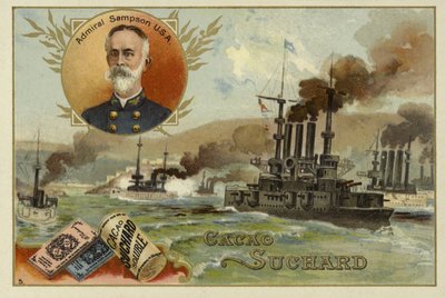 William Sampson amerikai admirális, spanyol-amerikai háború, 1898 alkotó: European School