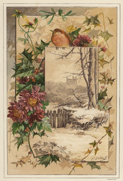 Tél (színes litho) alkotó: European School
