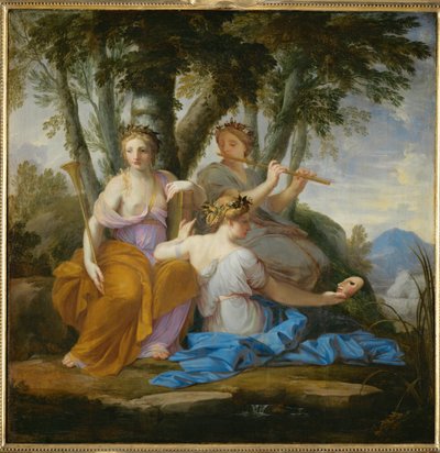 Clio, Euterpe et Thalia - A múzsák Clio, Euterpe és Thalia ... alkotó: Eustache (studio of) Le Sueur