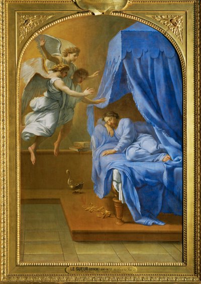 Le songe de Saint Bruno - Szent Brúnó álma ... alkotó: Eustache (studio of) Le Sueur