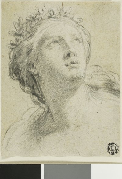 Egy nő feje alkotó: Eustache Le Sueur