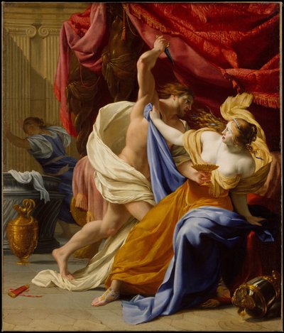 Tamar megerőszakolása, 1640 körül (olaj, vászon) alkotó: Eustache Le Sueur