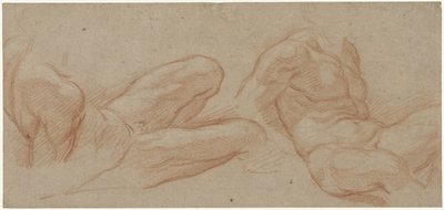 Két tanulmány egy meztelenül fekvő férfiról alkotó: Eustache Lesueur