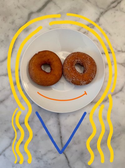 Donut Girl (fotó rajz) alkotó: Evan Sklar