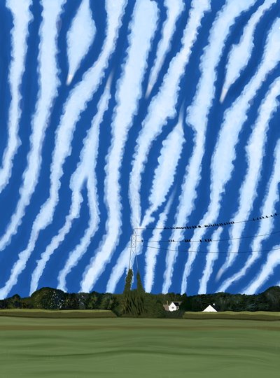 Field and Wires, North Fork, Long Island alkotó: Evan Sklar