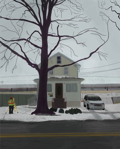 Jamaica, Queens (digitális művészet) alkotó: Evan Sklar