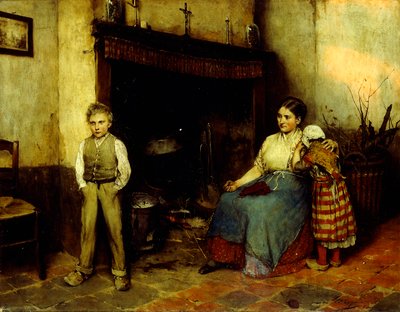 Trouble Brewing, 1883 alkotó: Evariste Carpentier