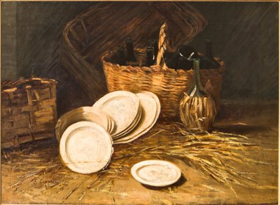 Csendélet (olaj, vászon) alkotó: Evaristo Cappelli