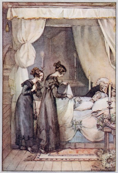 Illusztráció Cranfordhoz, Mrs. Gaskell (színes litó) alkotó: Evelyn Paul