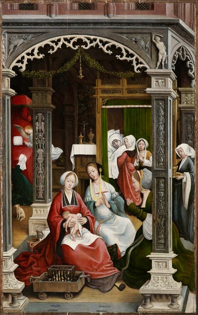 Jelenet Saint Roch életéből, 1517. alkotó: Everaert Orley