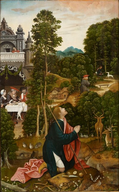 Jelenet Saint Roch életéből, 1517. alkotó: Everaert Orley