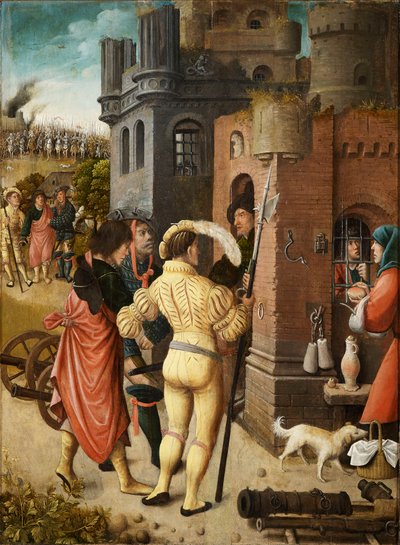 Jelenet Saint Roch életéből, 1517. alkotó: Everaert Orley