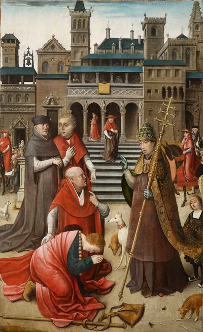Jelenet Saint Roch életéből, 1517. alkotó: Everaert Orley