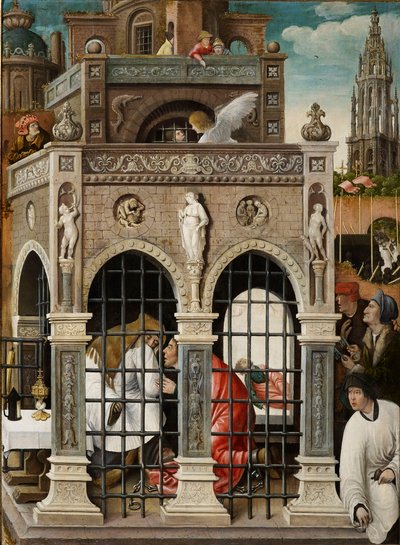 Jelenet Saint Roch életéből, 1517. alkotó: Everaert Orley