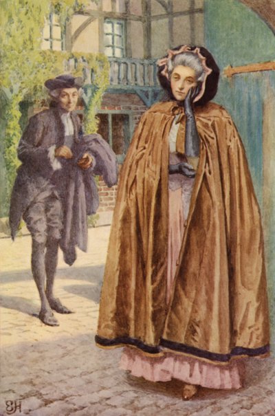 Illusztráció A szentimentális utazáshoz, Laurence Sterne alkotó: Everard Hopkins