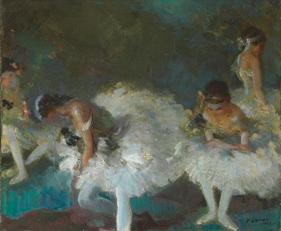 Táncosok Backstage alkotó: Everett Shinn