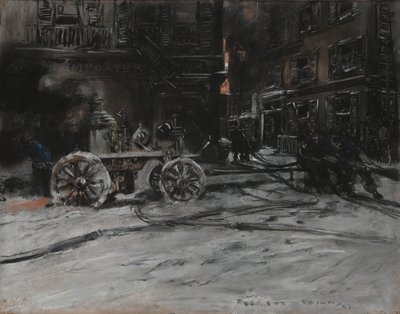 Tűzjelenet alkotó: Everett Shinn