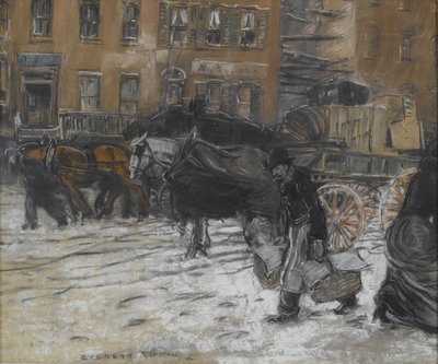Tél a 21. utcán, New York alkotó: Everett Shinn