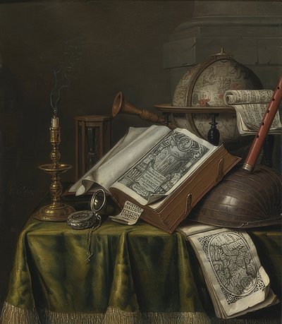 Vanitas csendélet alkotó: Evert Collier