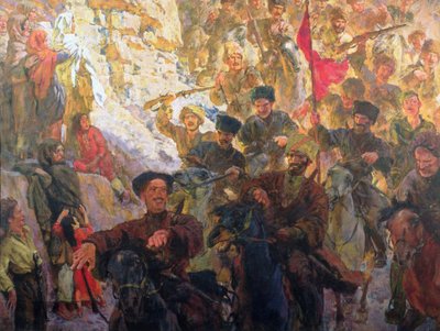 Dagesztán vörös partizánjai alkotó: Evgeni Evgenievitch Lanceray