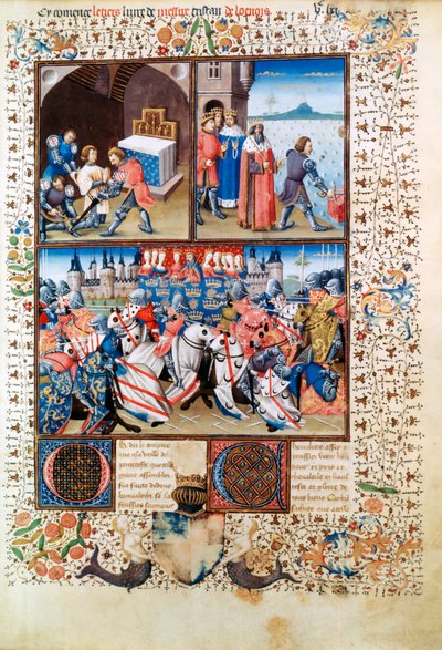 Galahad és Camelot, 1463 alkotó: Evrard d