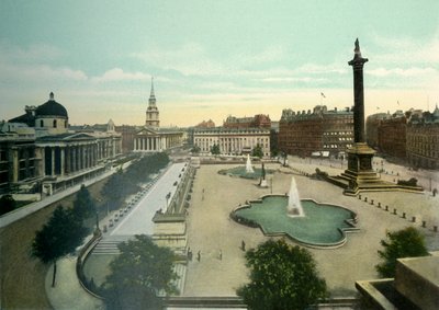 Trafalgar Square, 1900-as évek. alkotó: Eyre and Spottiswoode
