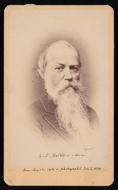 Samuel Stehman Haldeman portréja 1812-1880, 1874. február 5. alkotó: FA Wenderoth and Co