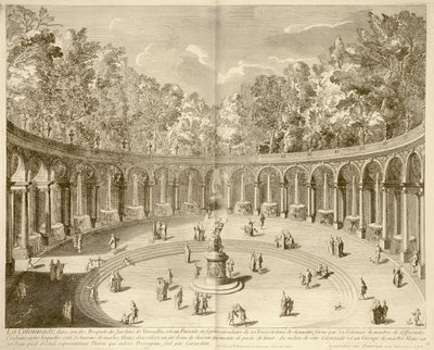 La Colonnade, Versailles, 1715 körül (metszet) alkotó: F. (after) Delamonce