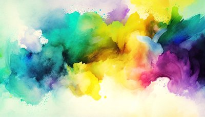 Watercolor abstract, colorful background painting, art prints alkotó: F. Abderrahim