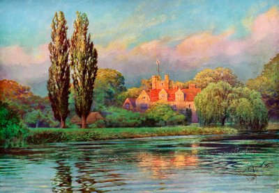 Bisham Abbey, Berkshire, 1924-1926 alkotó: F. C. Varley