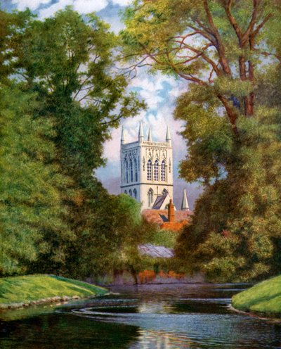 St Johns College Chapel, Cambridge, 1924-1926 alkotó: F. C. Varley