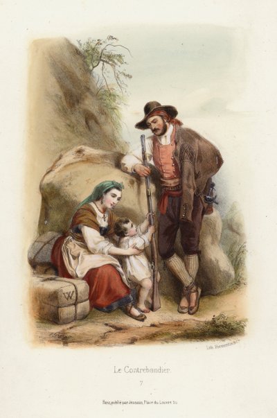 A csempész (színes litó) alkotó: F. Grenier