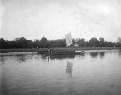Hooghly River, Alipore, India, 1905-1906 alkotó: F. L. Peters